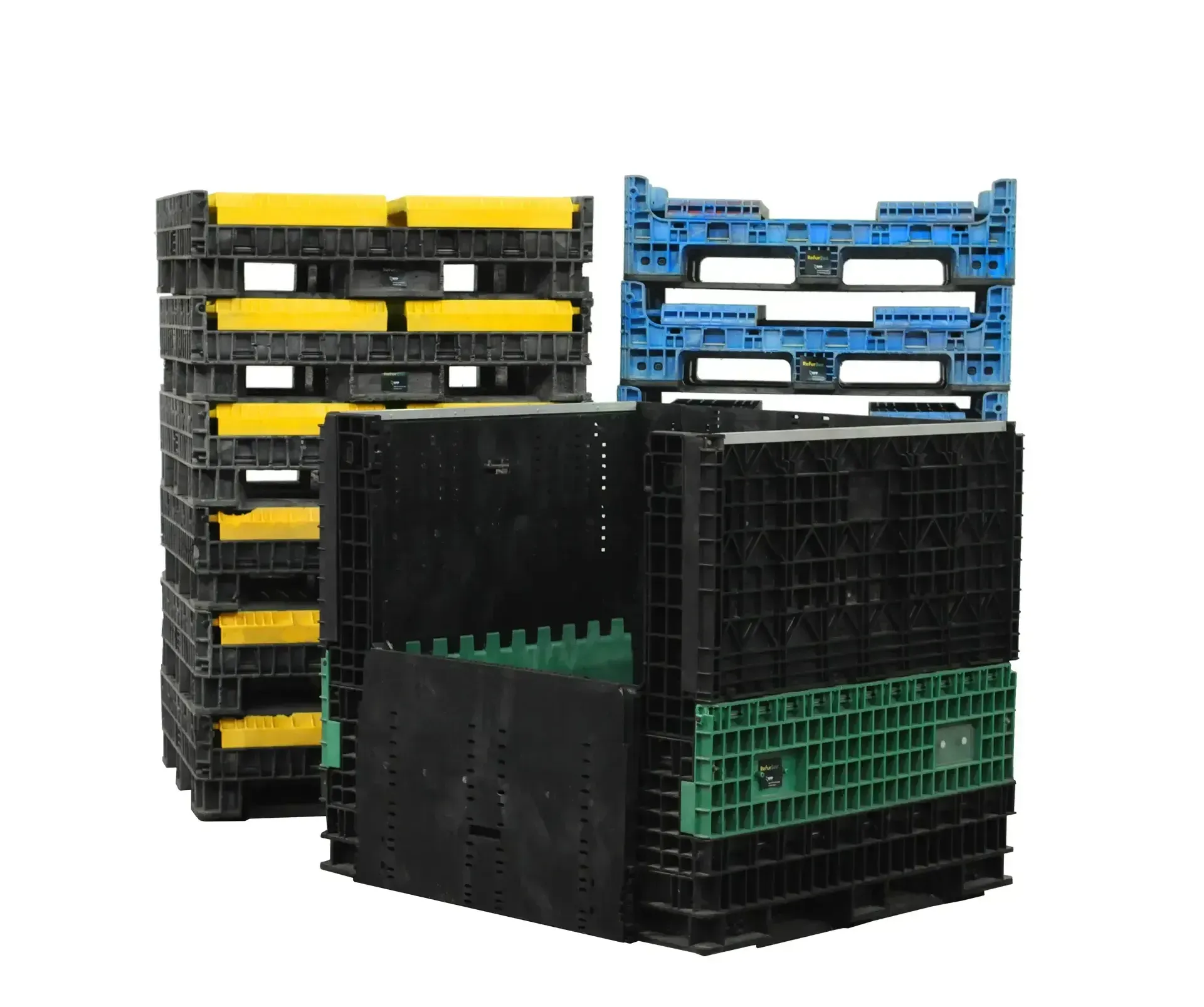 collapsible and fixed wall bulk containers