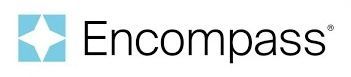 The encompass logo is on a white background.