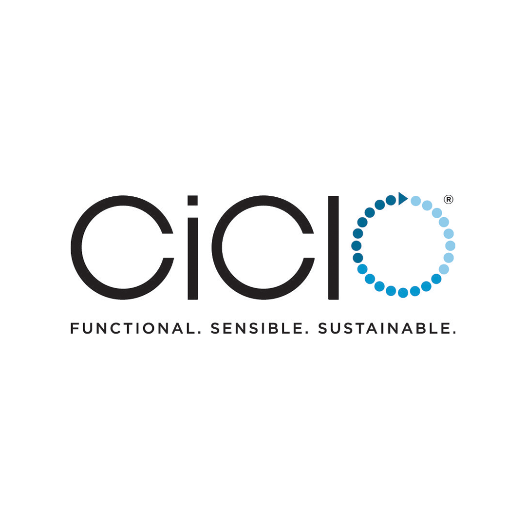 The logo for ciclo is functional , sensible , sustainable.