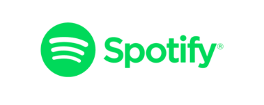 The spotify logo is green and white on a white background.