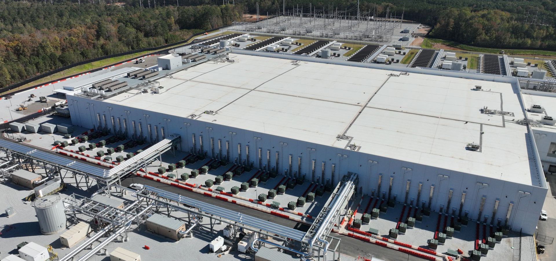 Example of a completed AI data center facility.