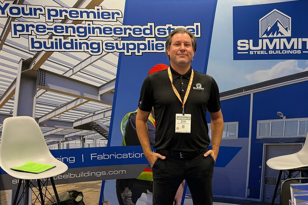 Ryan McQuaid at the 2026 MetalCon trade show in Orlando