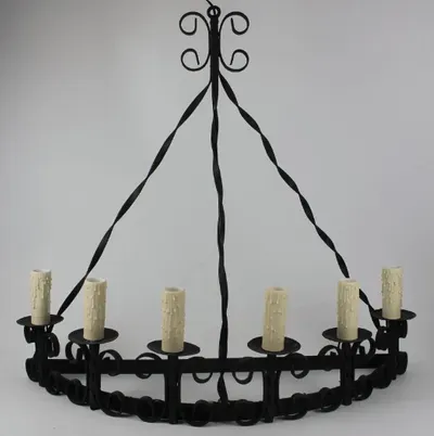 A Beautiful Chandelier — Custom Lampshades and Lamp repairs at Lampshade specialties in Los Angeles, CA