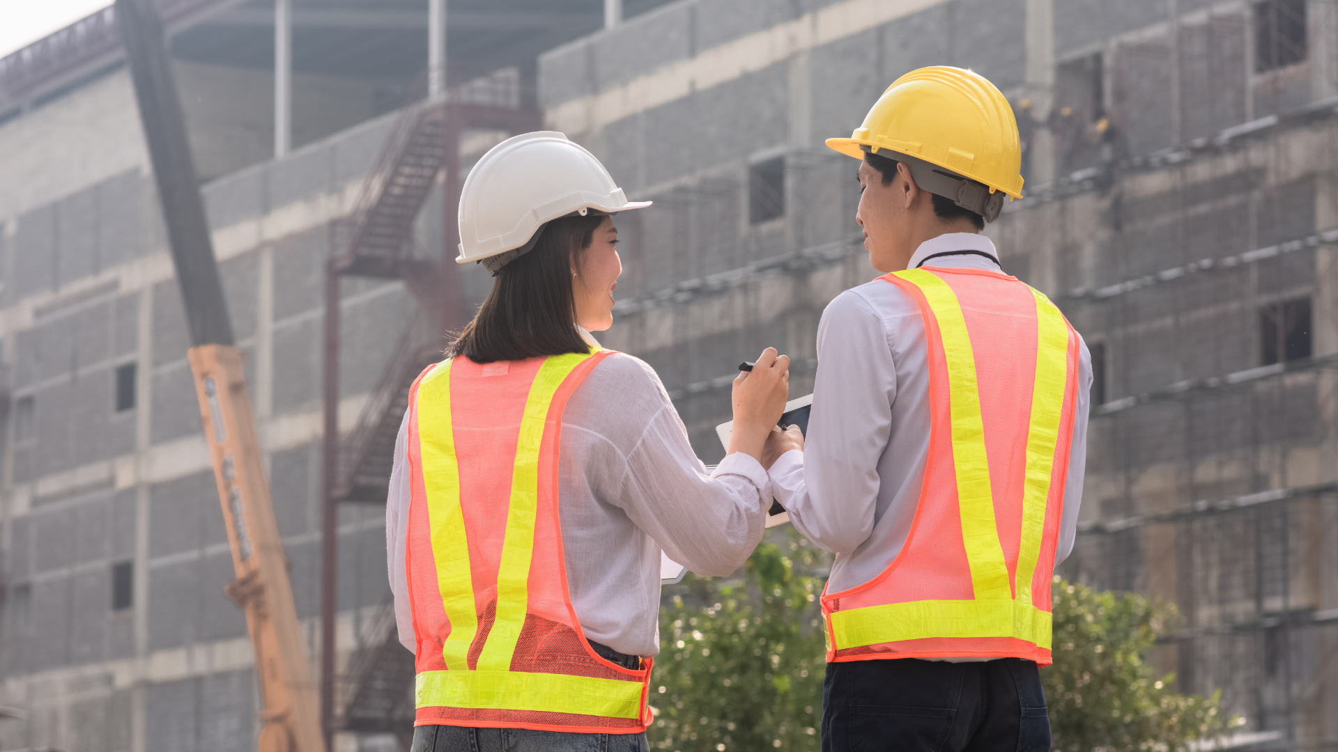 scaffold safety inspection on Boston construction site