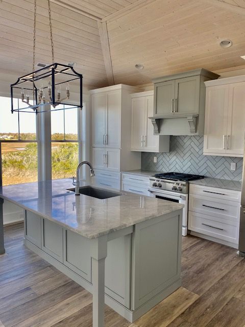 Bright Kitchen With Modern Cabinetry