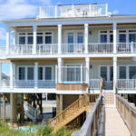 Beachfront House With Balcony And Walkway