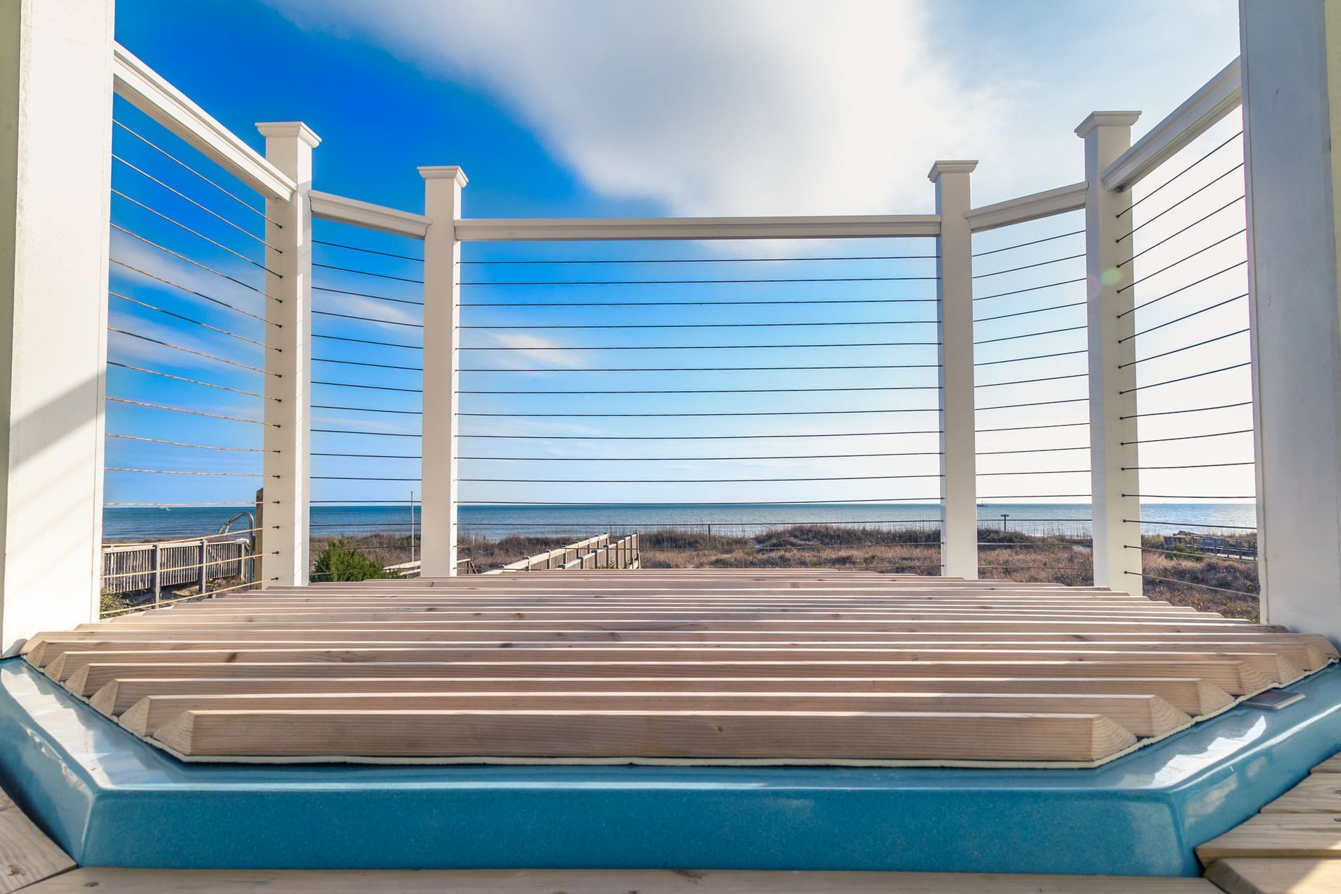 Ocean View From A Porch