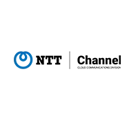The ntt channel logo is on a white background.