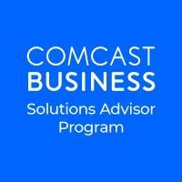 The logo for comcast business masergy solutions advisor program.