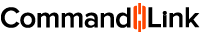 The word command link is on a white background