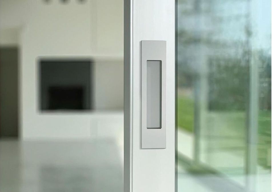 A close up of a white cabinet with a crown molding.