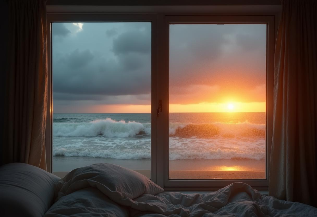 Picture windows offering expansive views and natural light