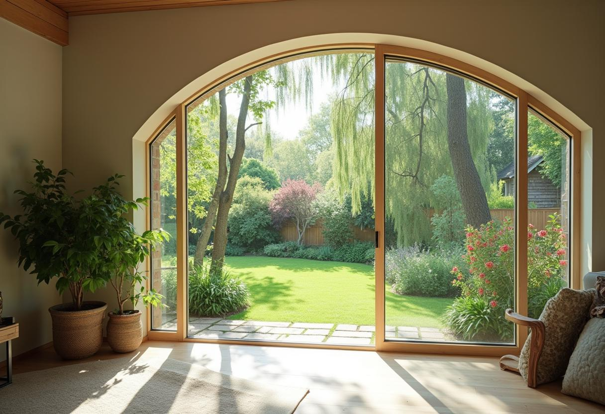 Custom specialty windows in unique shapes for modern homes
