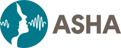 A logo for asha with a woman 's face in a circle