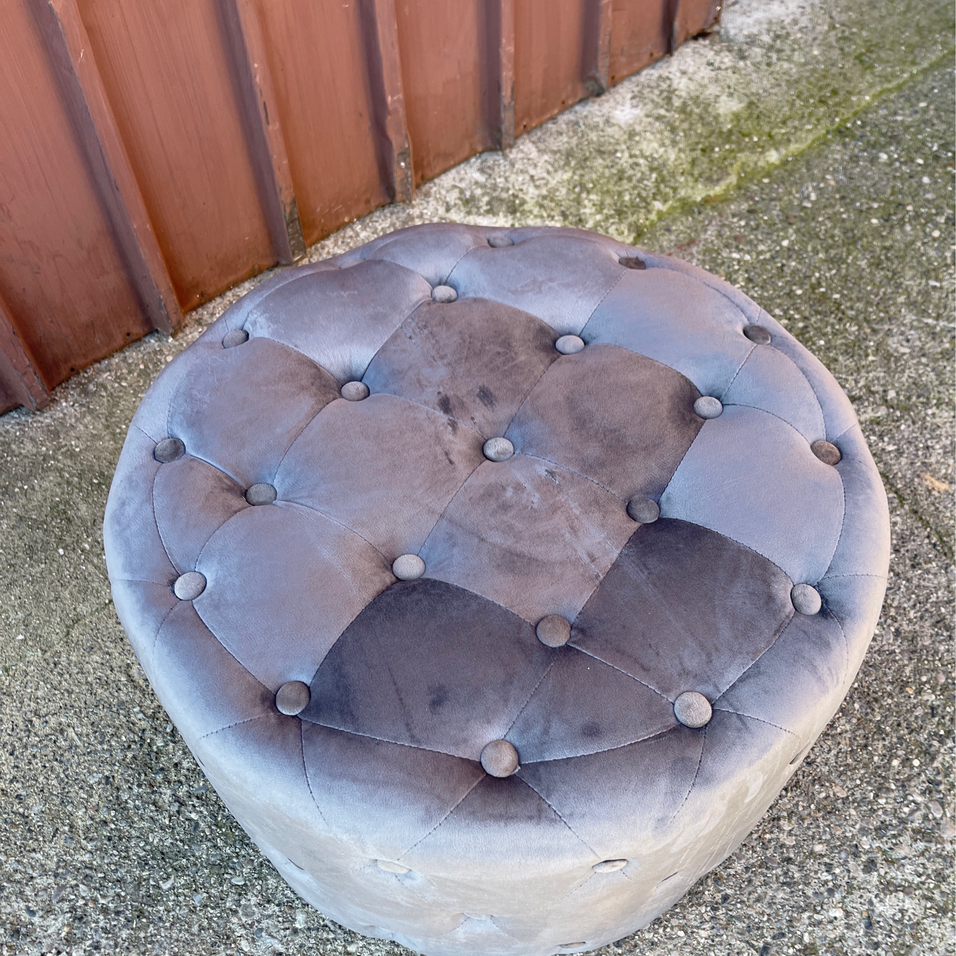 Pouf colore Tortora
