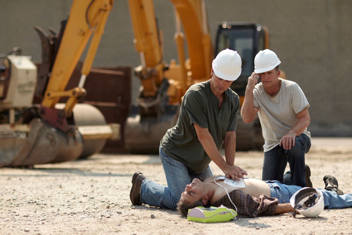 Training for CPR and AED Safety Equipment On-Site