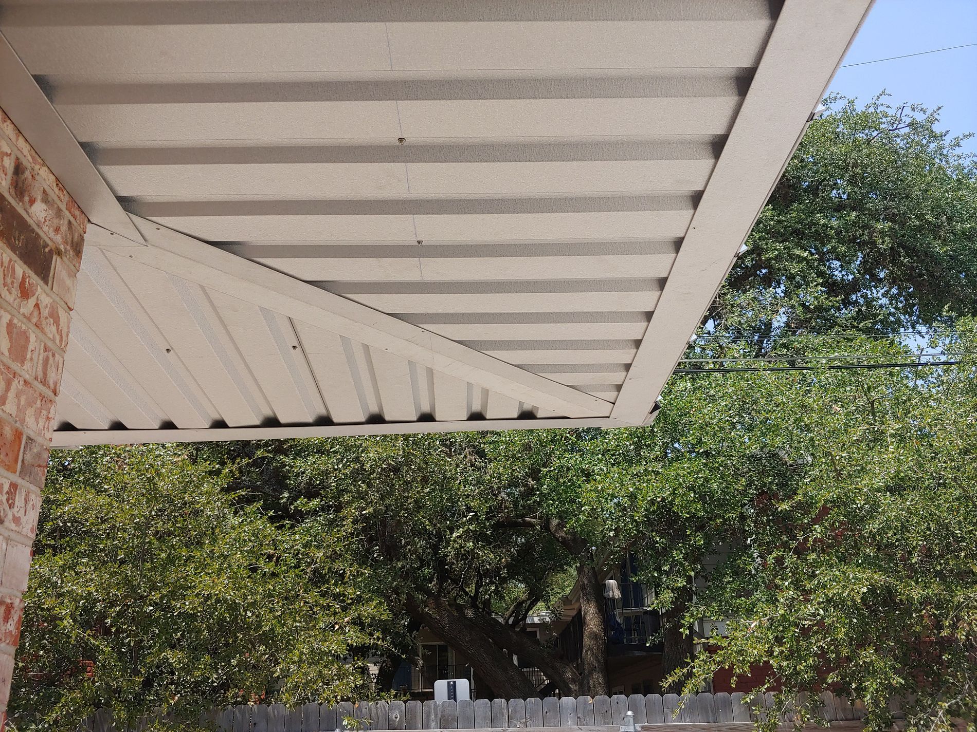 Commercial Metal Soffit by Austin Roofing and Construction 512-629-4949