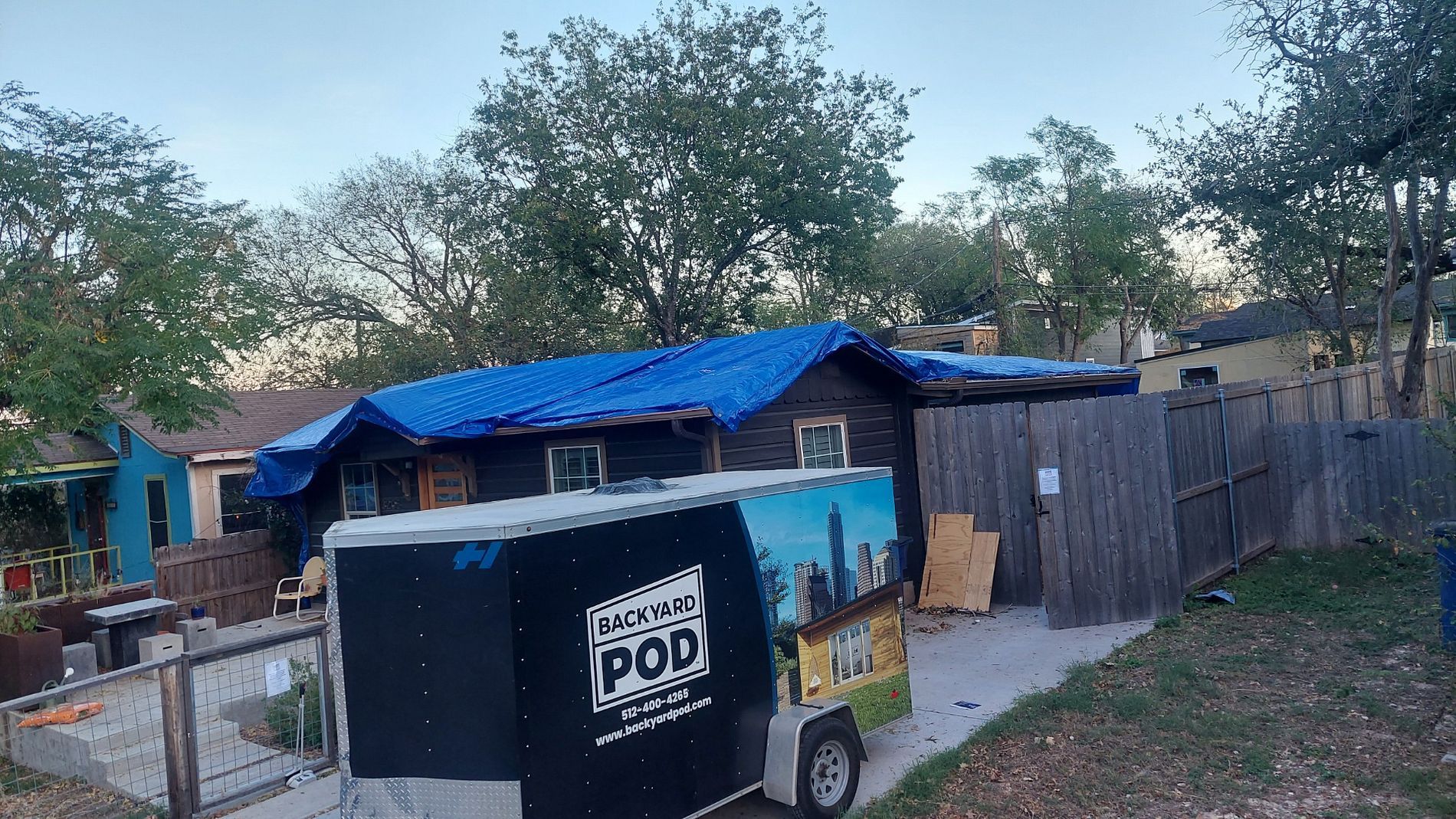 Emergency Roof Tarps by Austin Roofing and Construction