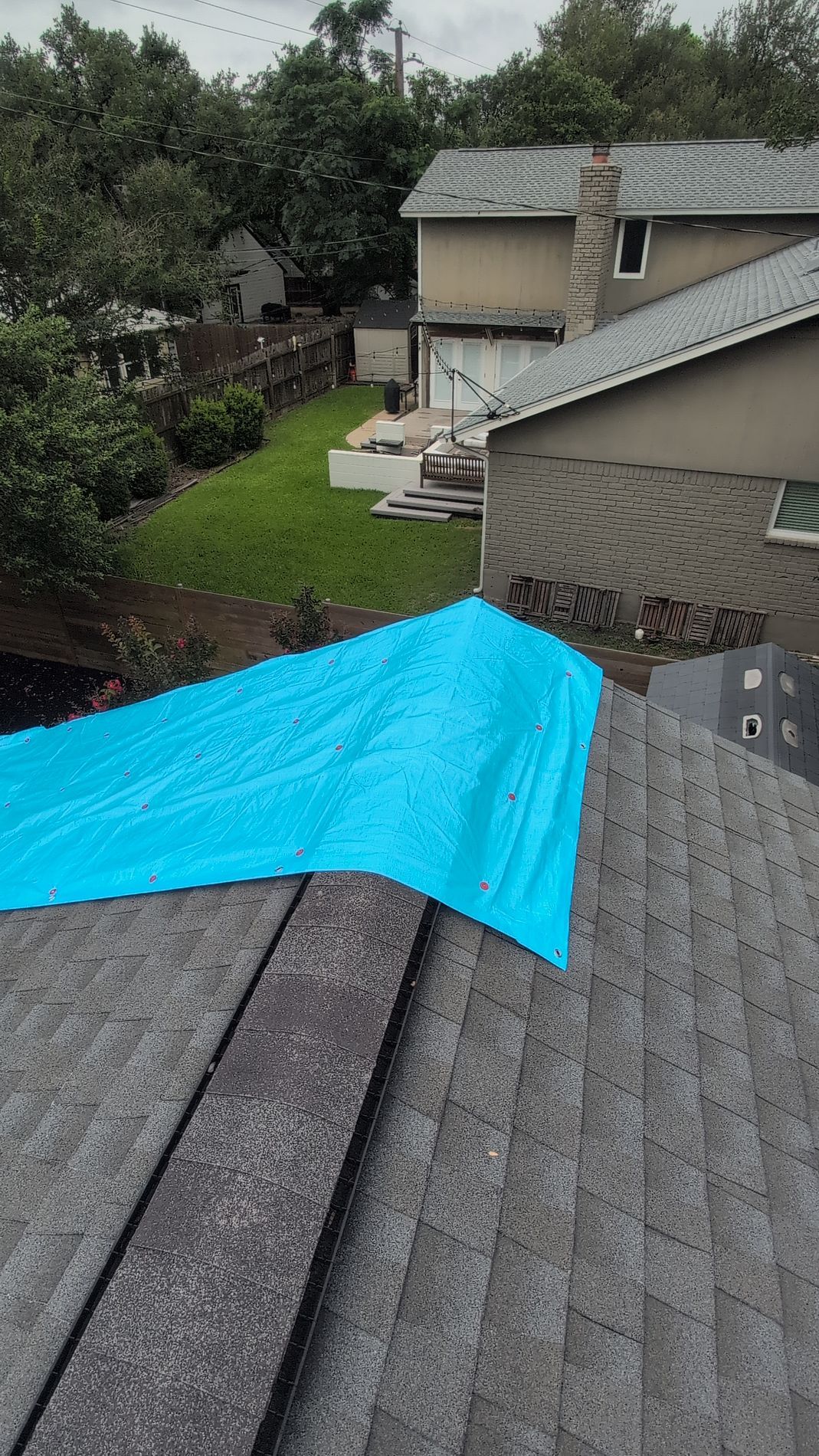 Emergency Roof Tarps by Austin Roofing and Construction