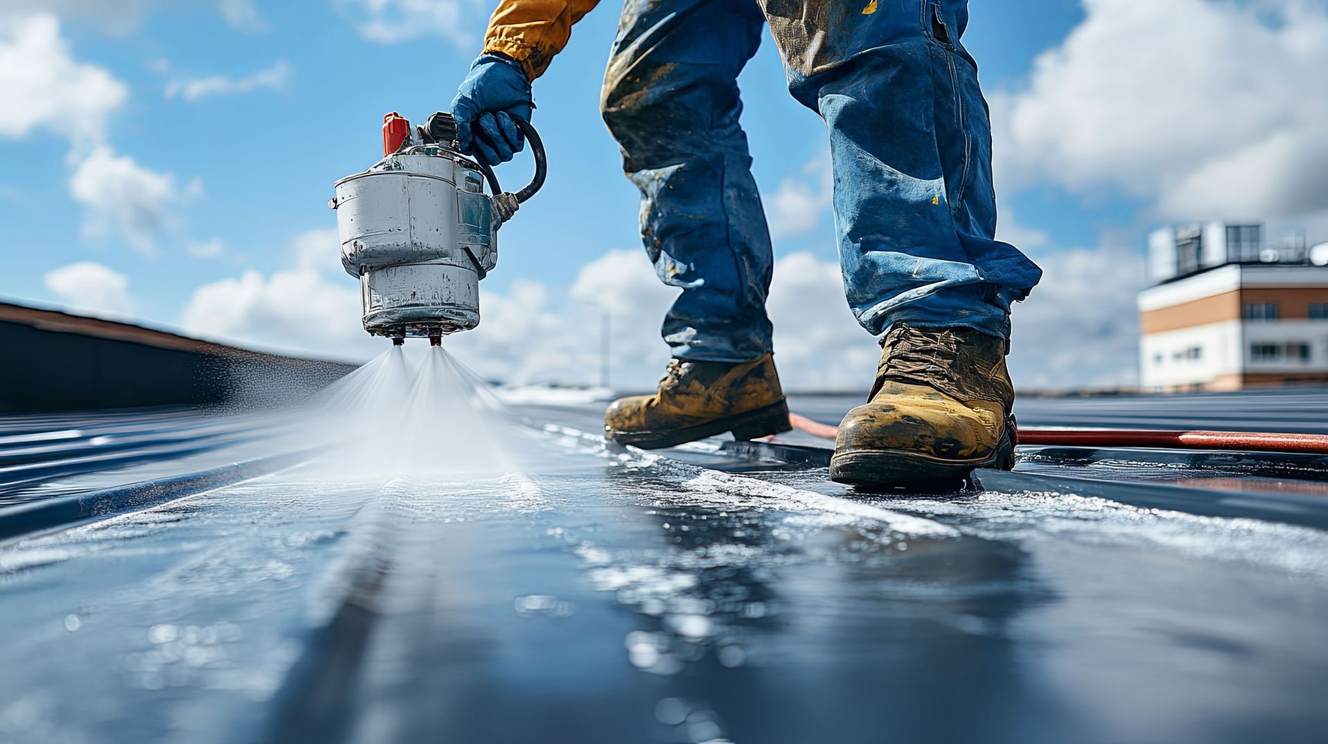 Commercial roof coating Austin TX, Commercial roof