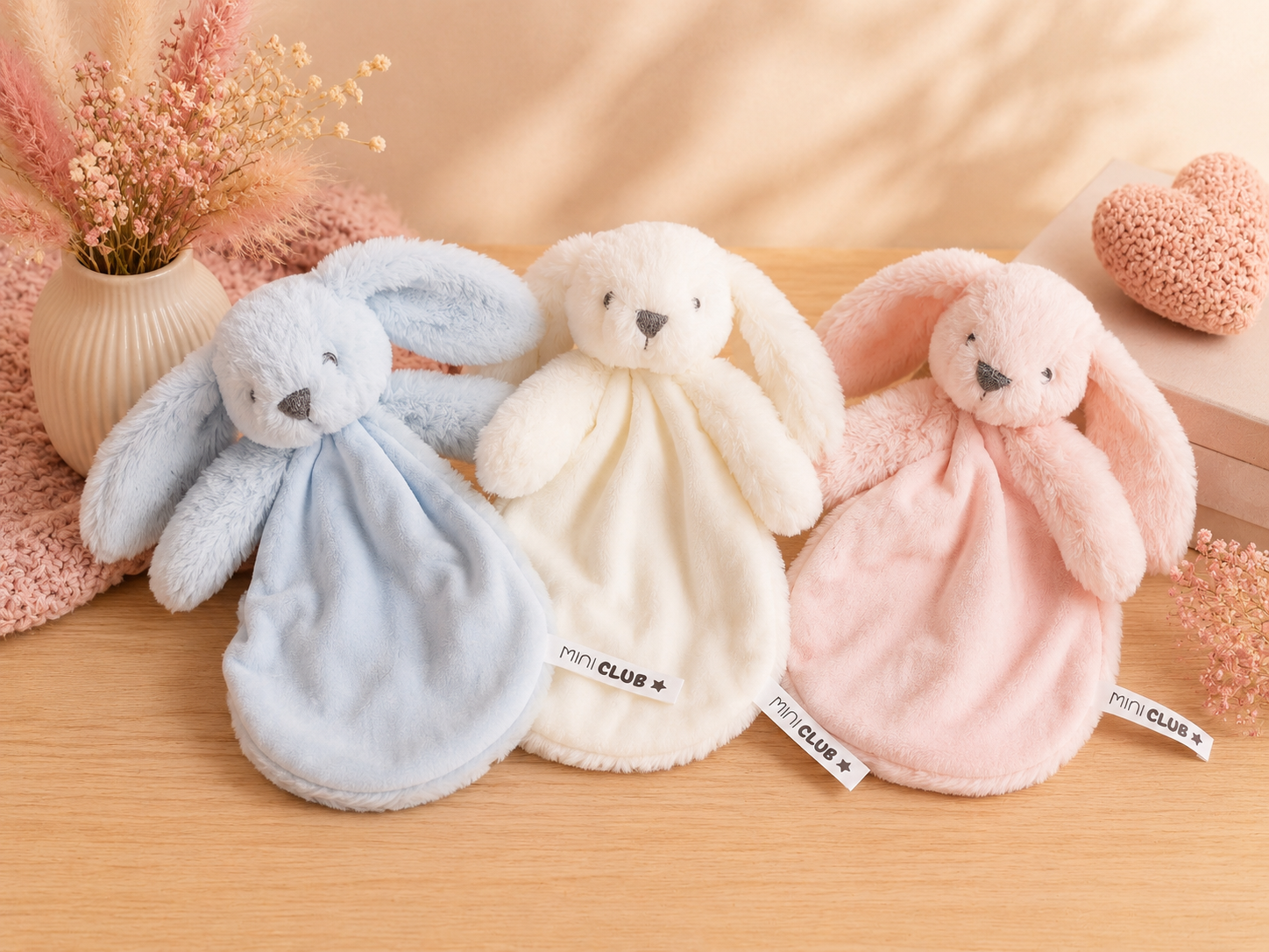 knuffeldoekje te bedrukken met naam of lieve tekst, kraamcadeau, geboorte, knuffelvriendje, zacht, lief