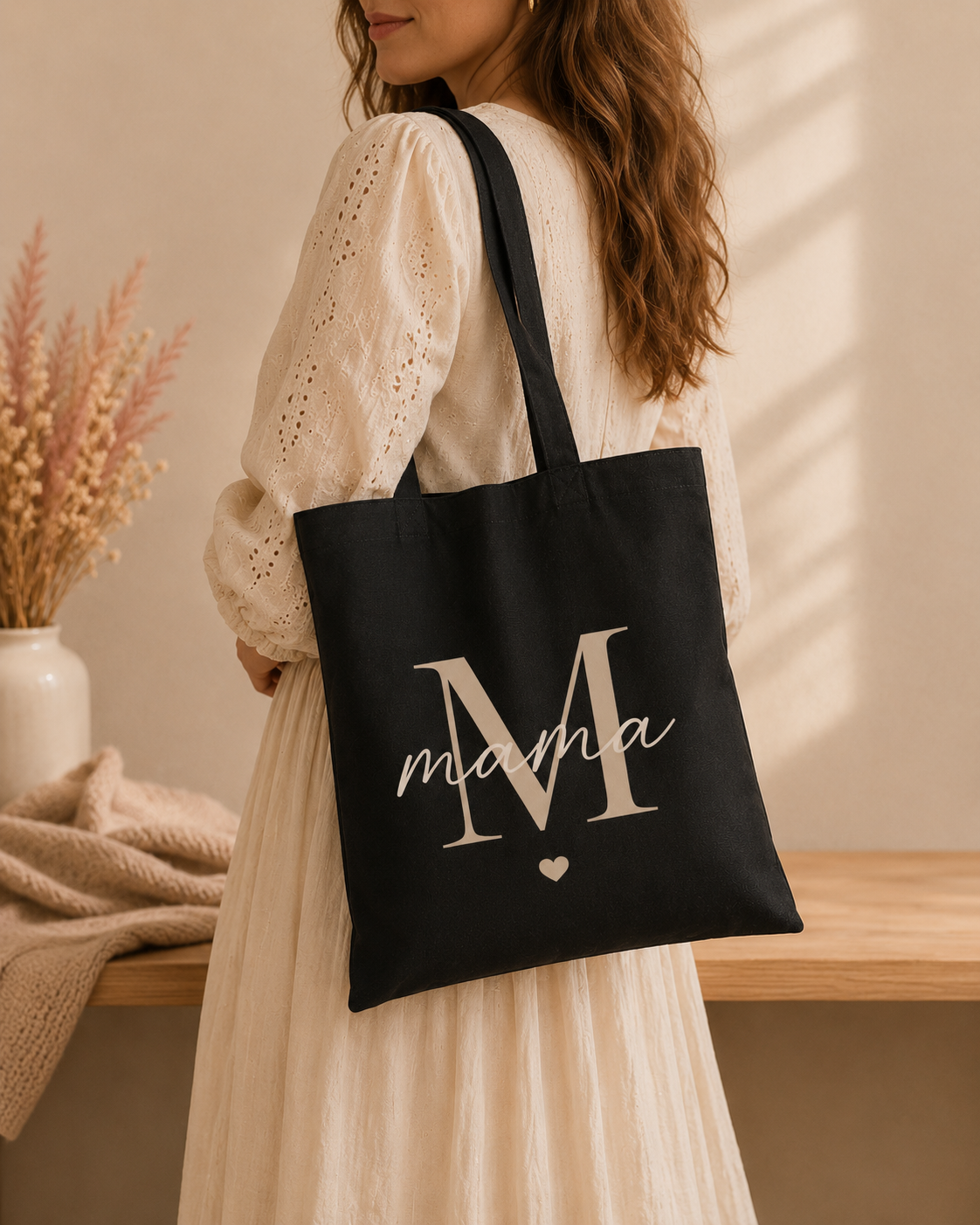 tote bag met naam, zo ga je in stijl op stap, met rits zijn verlies je je spullen niet