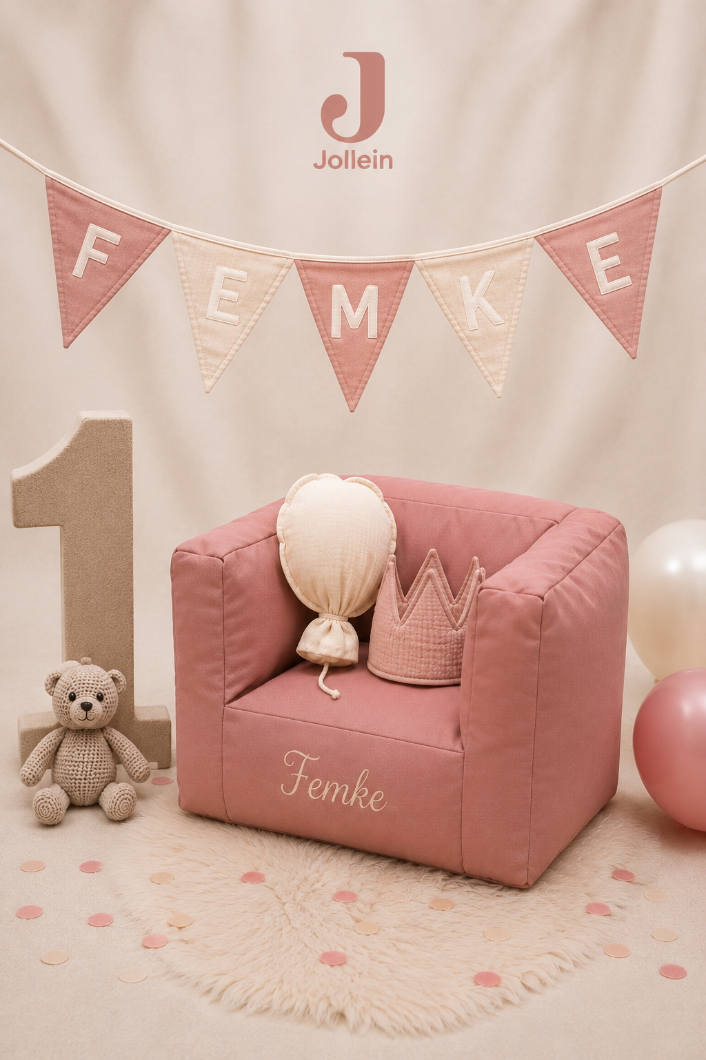 Jollein - zitzak / kinderfauteuil