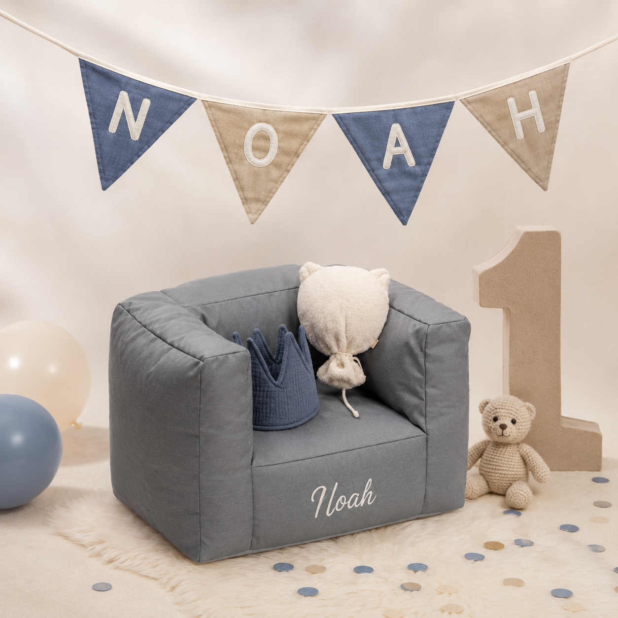 Jollein - zitzak / kinderfauteuil
