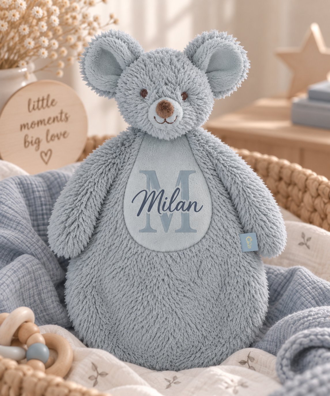 Happy Horse Mouse Mel Tuttle – gepersonaliseerd met naam