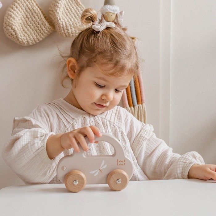 Label Label Houten Auto Nougat – Little Car