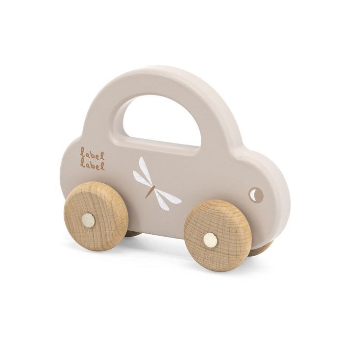 Label Label Houten Auto Nougat – Little Car