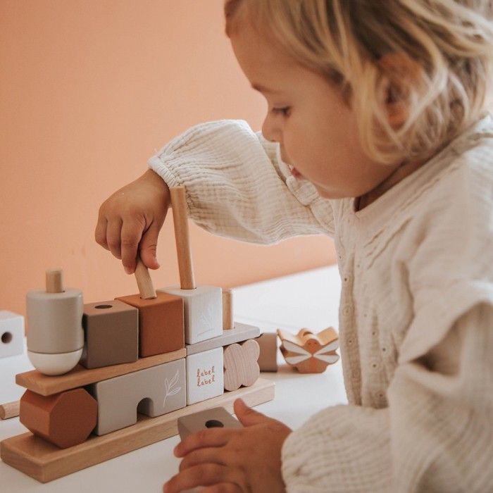 Label Label Stapelhuis – Stacking Blocks House