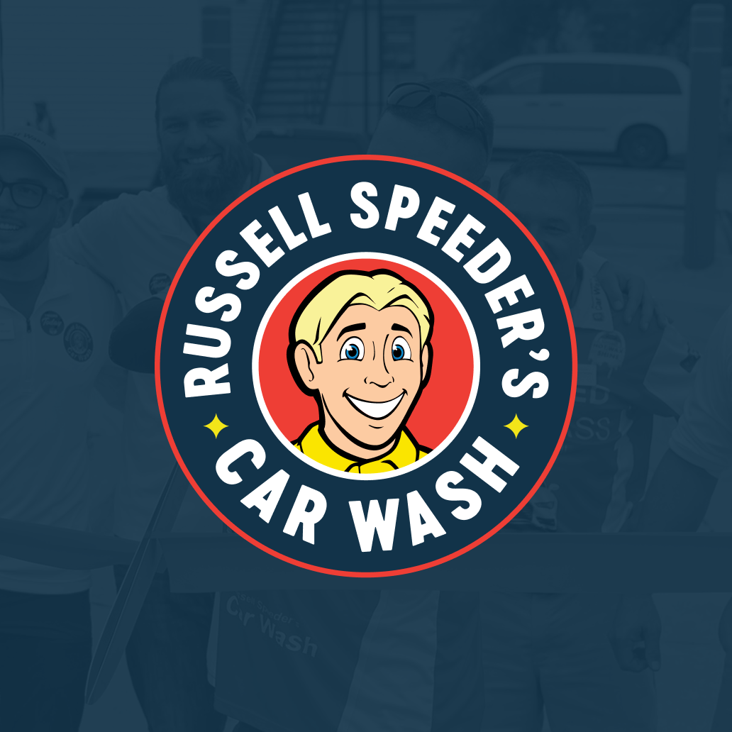 Russell Speeder’s Car Wash banner