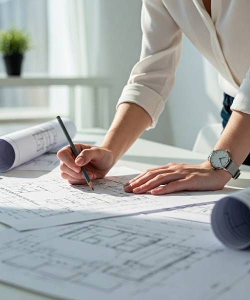 A woman wearing a watch is writing on a piece of paper