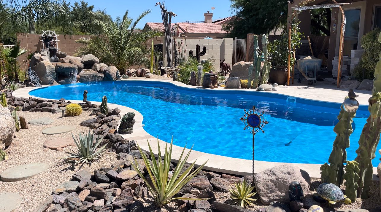 Custom Fiberglass Pools Phoenix, Az My Blue Ducky