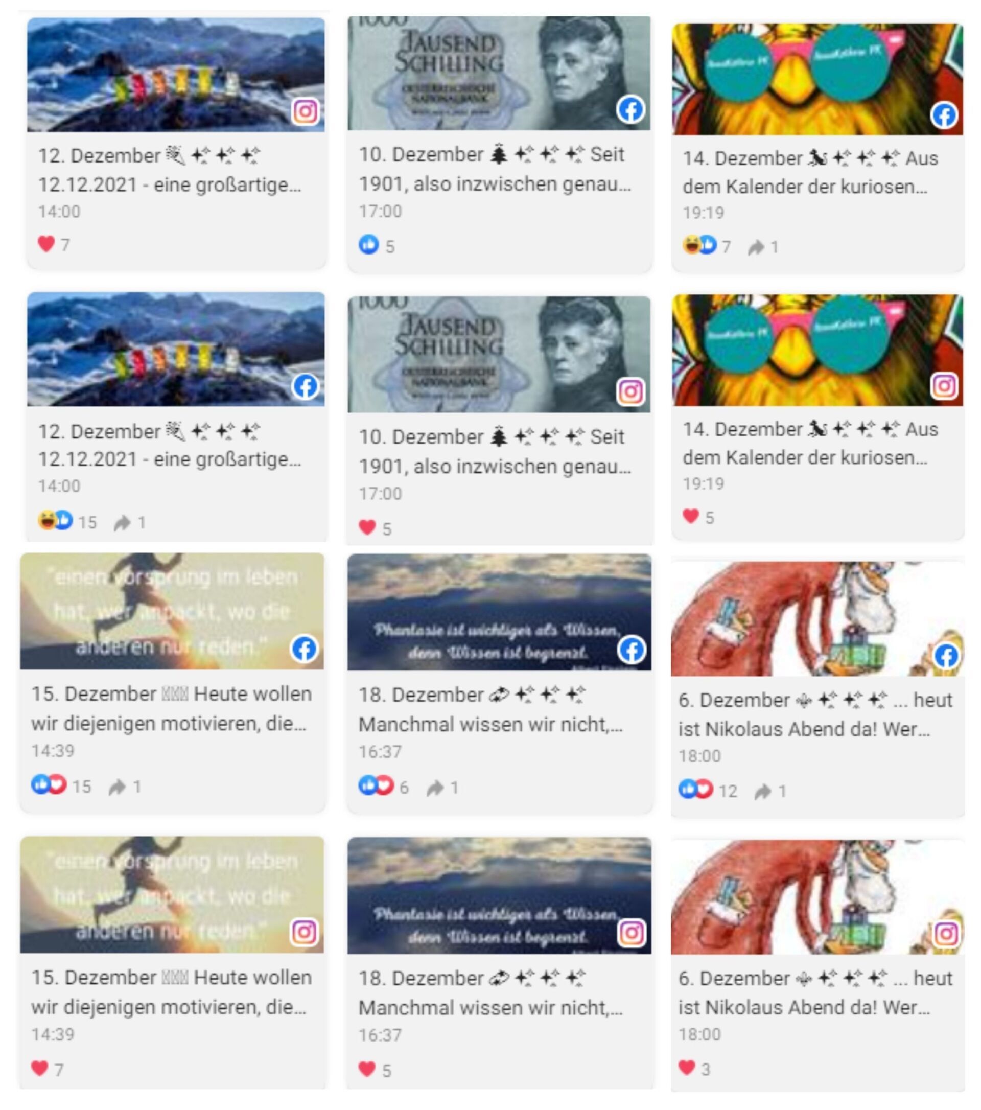 Social Media Beitrag
