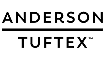 ANDERSON TUFTEX logo in black text with horizontal lines above and below