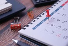 Photo by Towfiqu barbhuiya: https://www.pexels.com/photo/drawing-pin-on-calendar-11333728/
