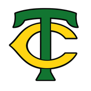 Westwood Baseball League logo with text and crossed bats and a baseball graphic.