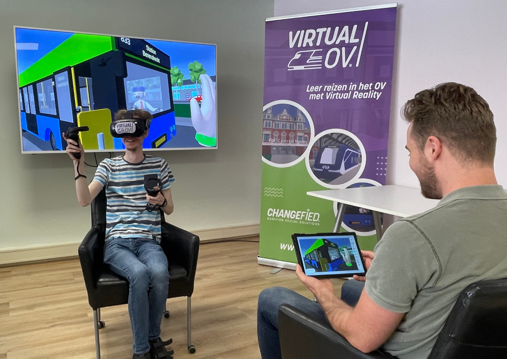 Virtual OV opstelling