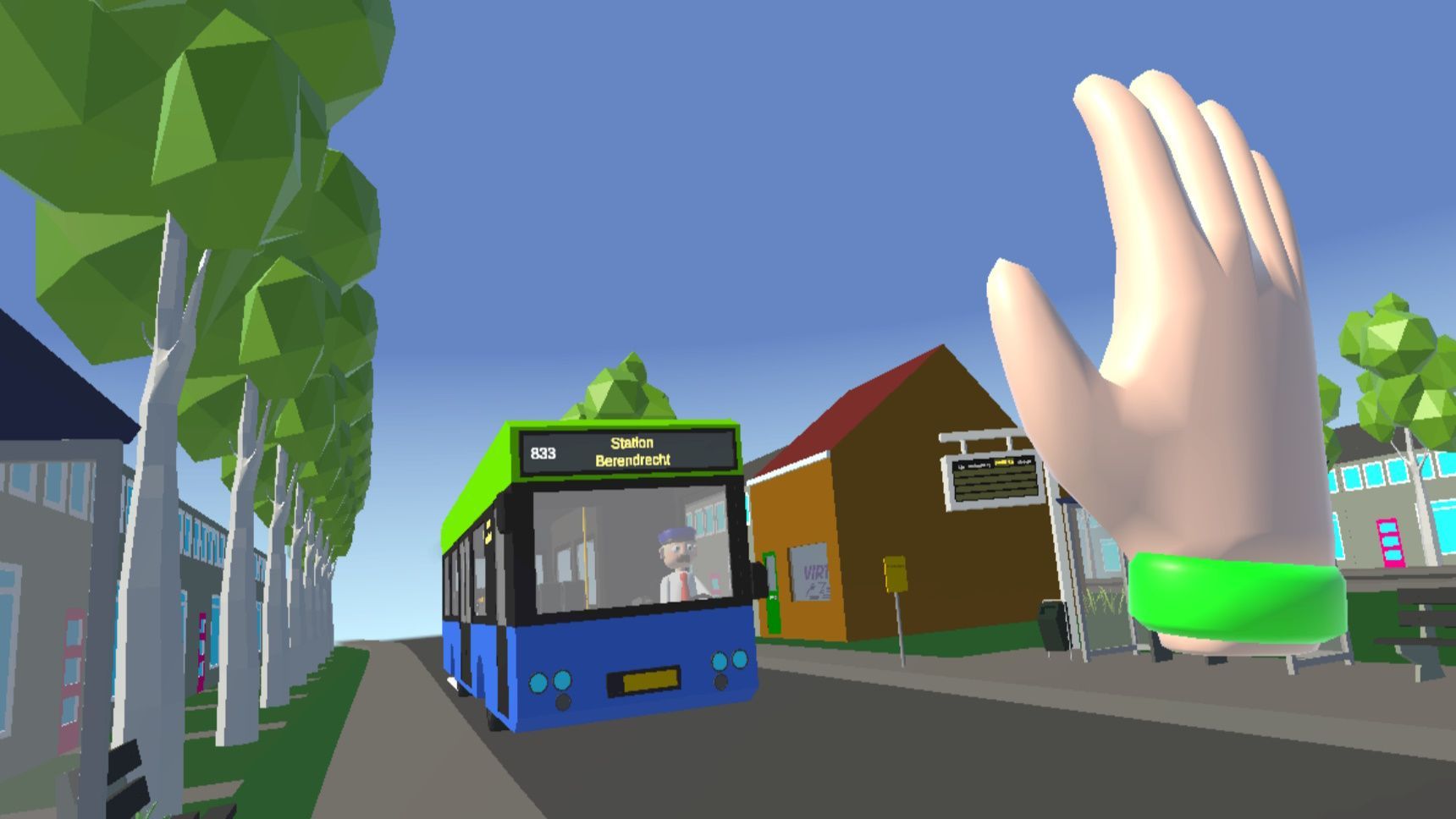 OV virtuale l'autobus sta arrivando