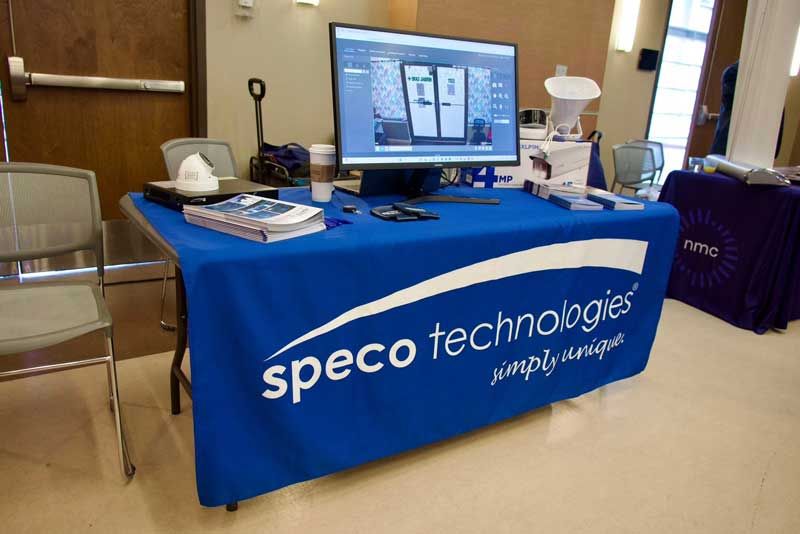 A trade show booth.