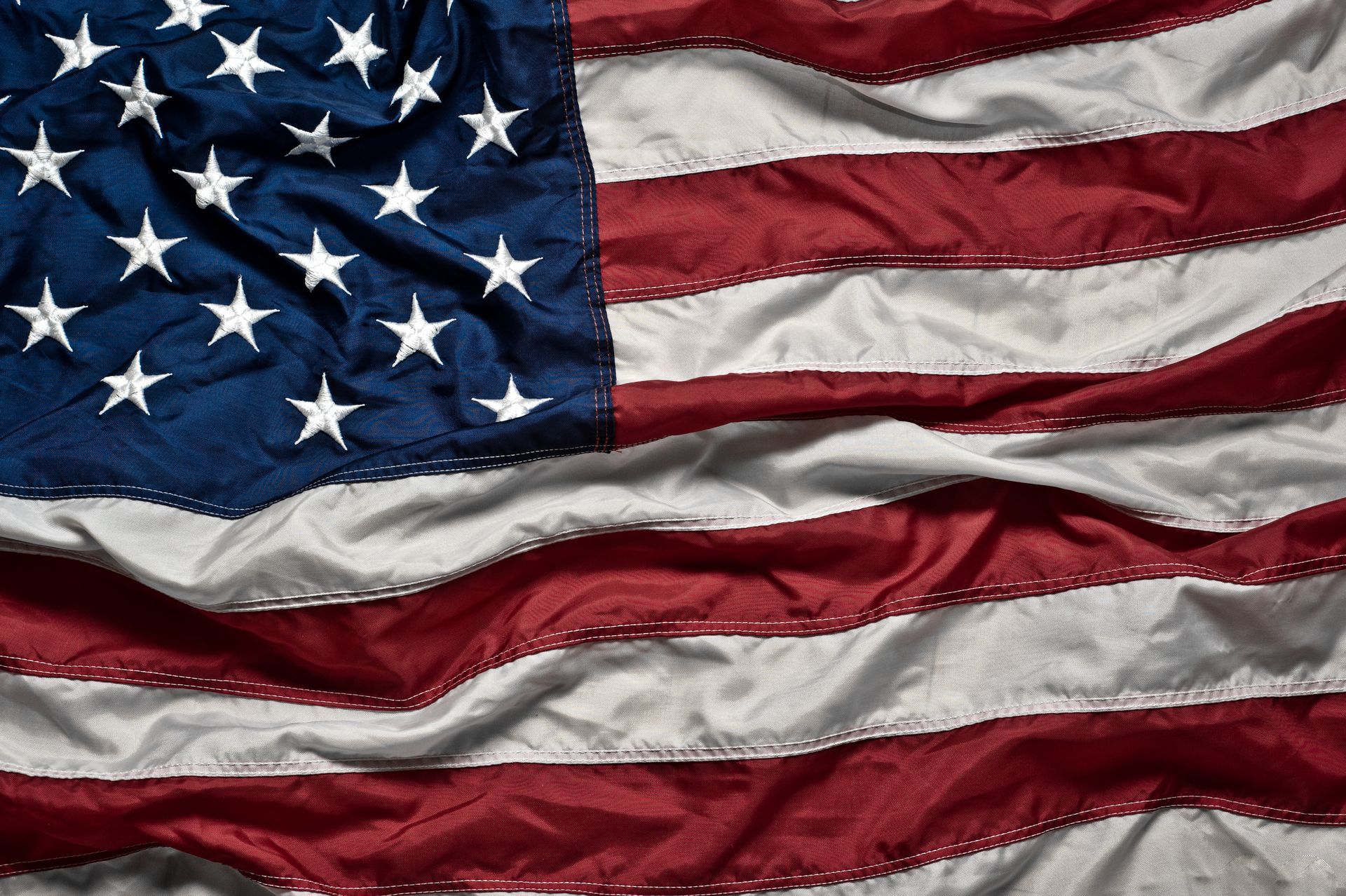American flag.