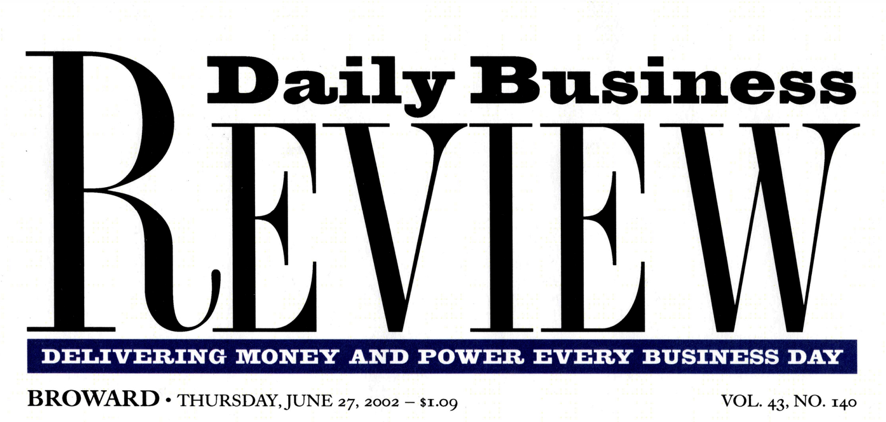 Daily business review delivering money and power every business day