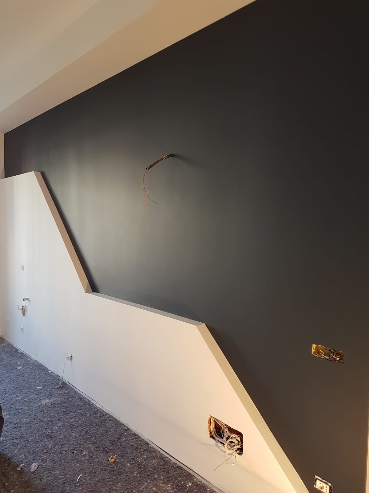 decorazione parete in cartongesso