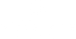 A white logo for a company called Nickle Mine Paint Store
