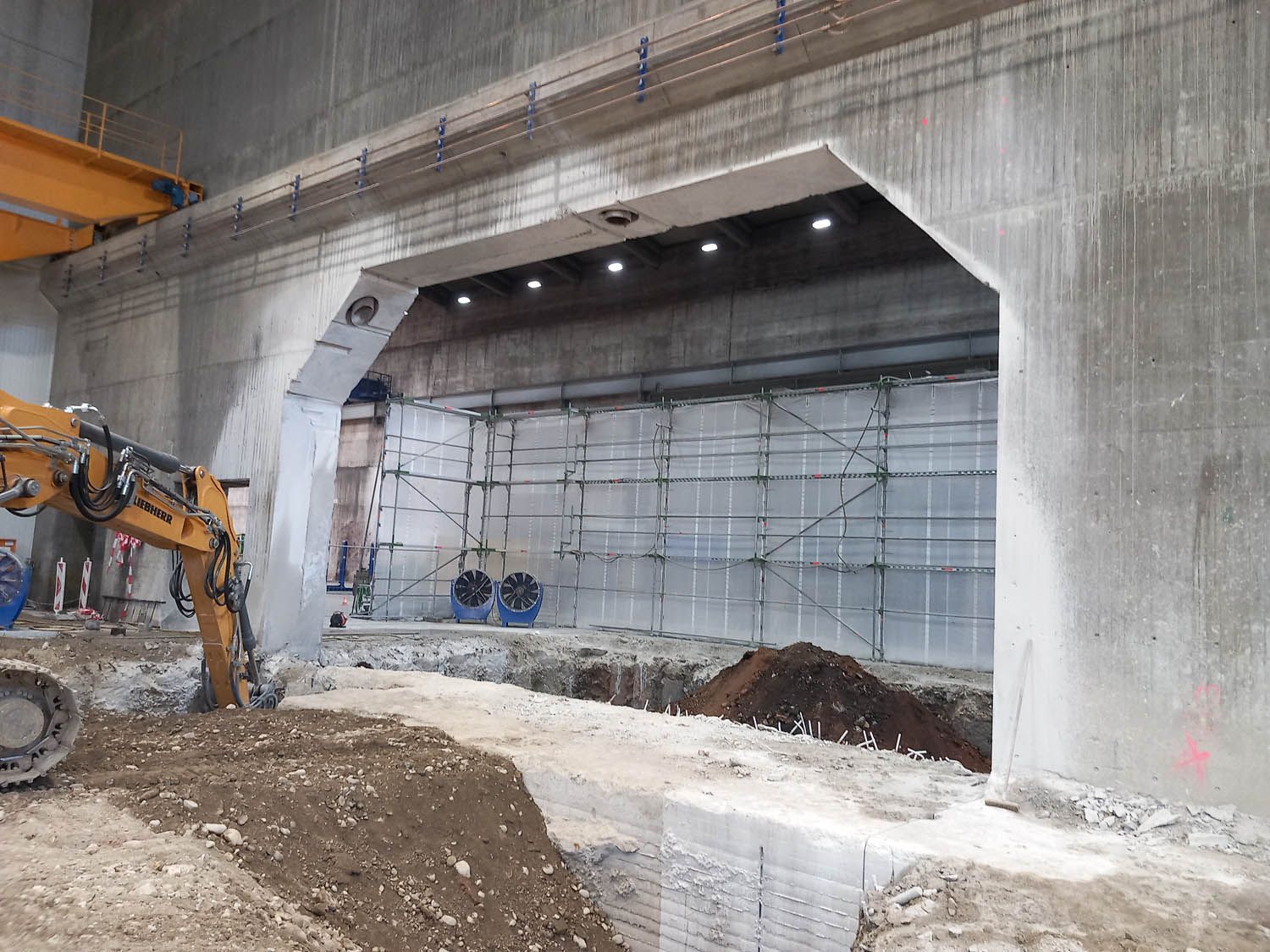 Betonwand