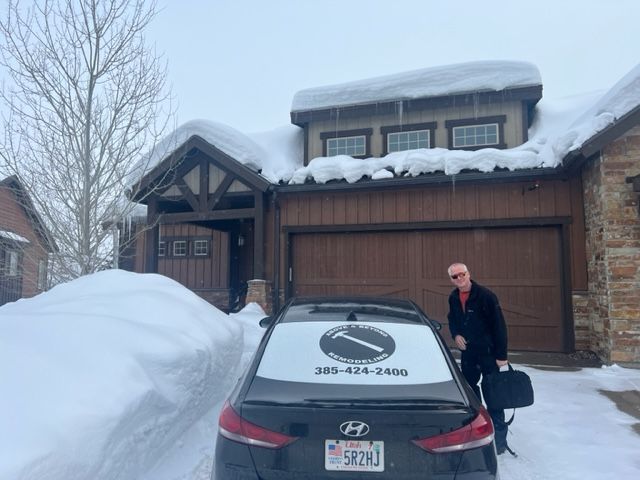 car in front of the house