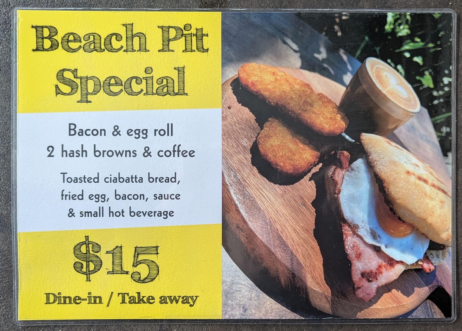 Special Menu
