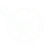 Logo circolare tenue con un segnale Wi-Fi e una bobina di pellicola, in verde chiaro su sfondo bianco.